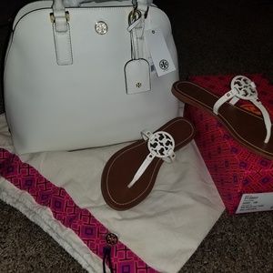 Tory Burch Ivory Satchel